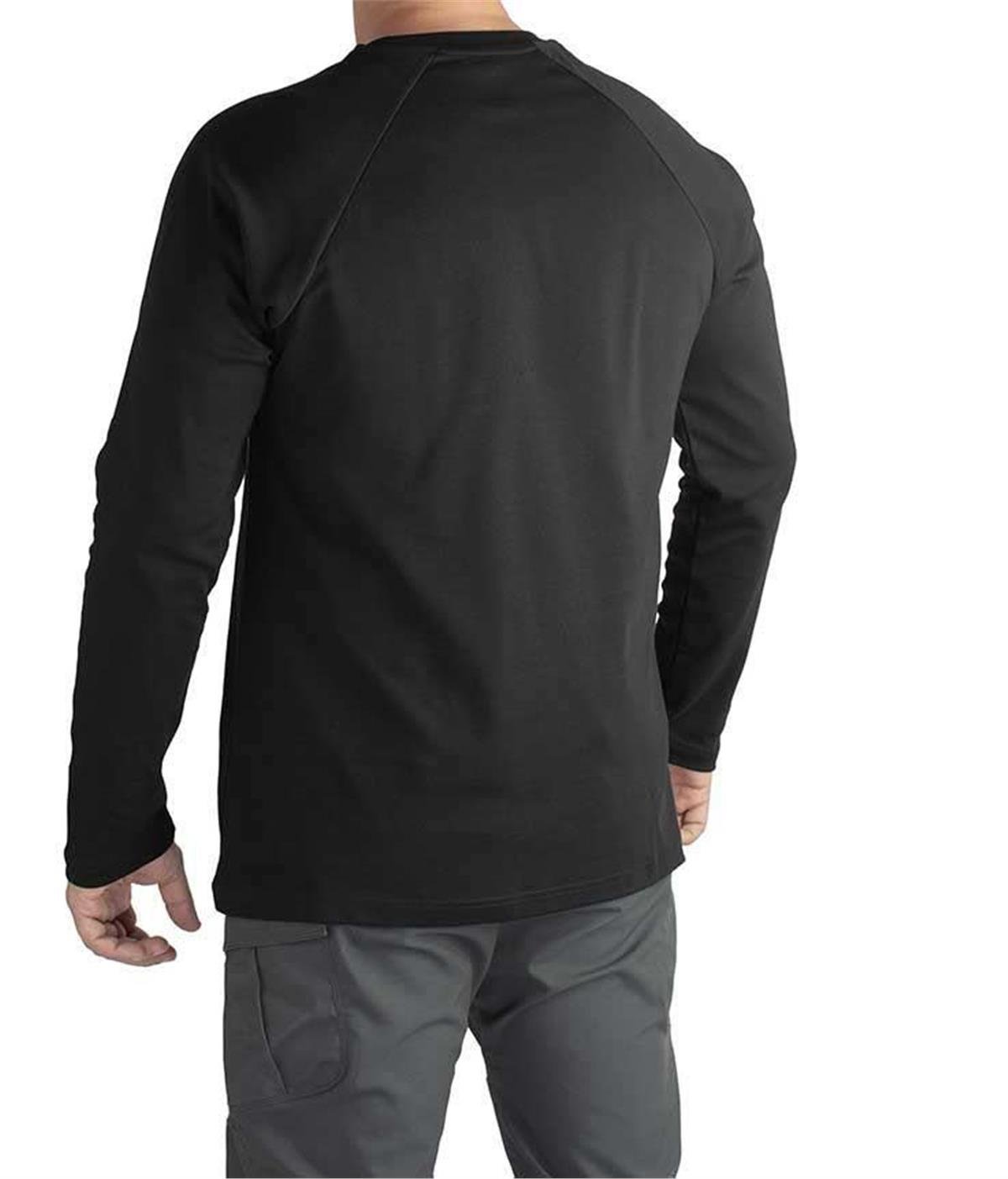 YDS TRAVEL T-SHIRT UZUN KOL -SİYAH