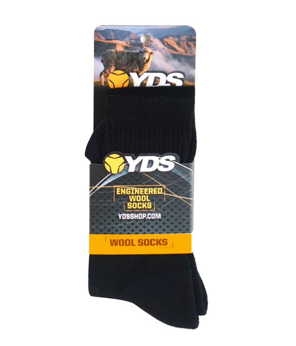 YDS WOOL SOCKS -SİYAH