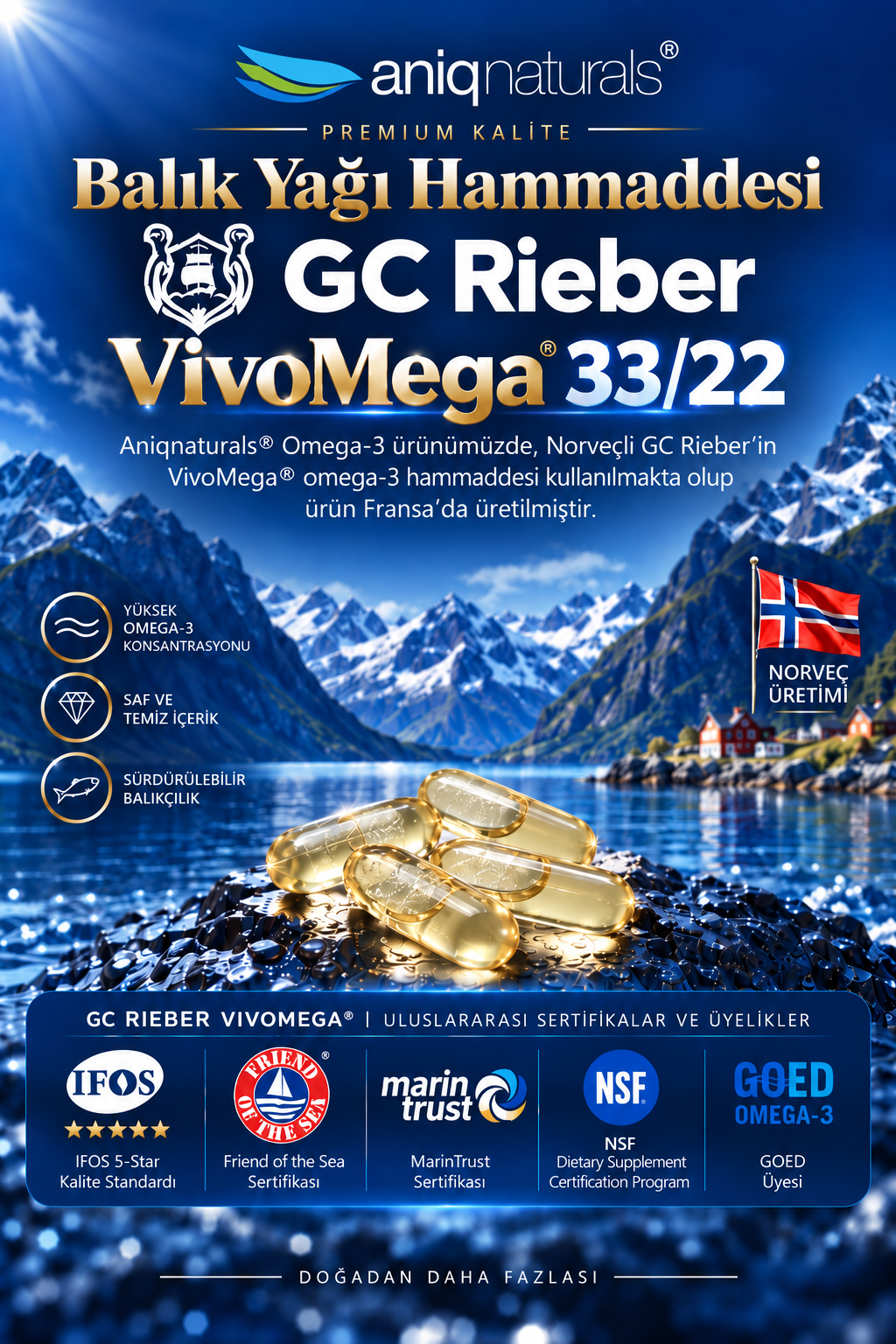 Omega 3 Fish Oil 300 Licaps