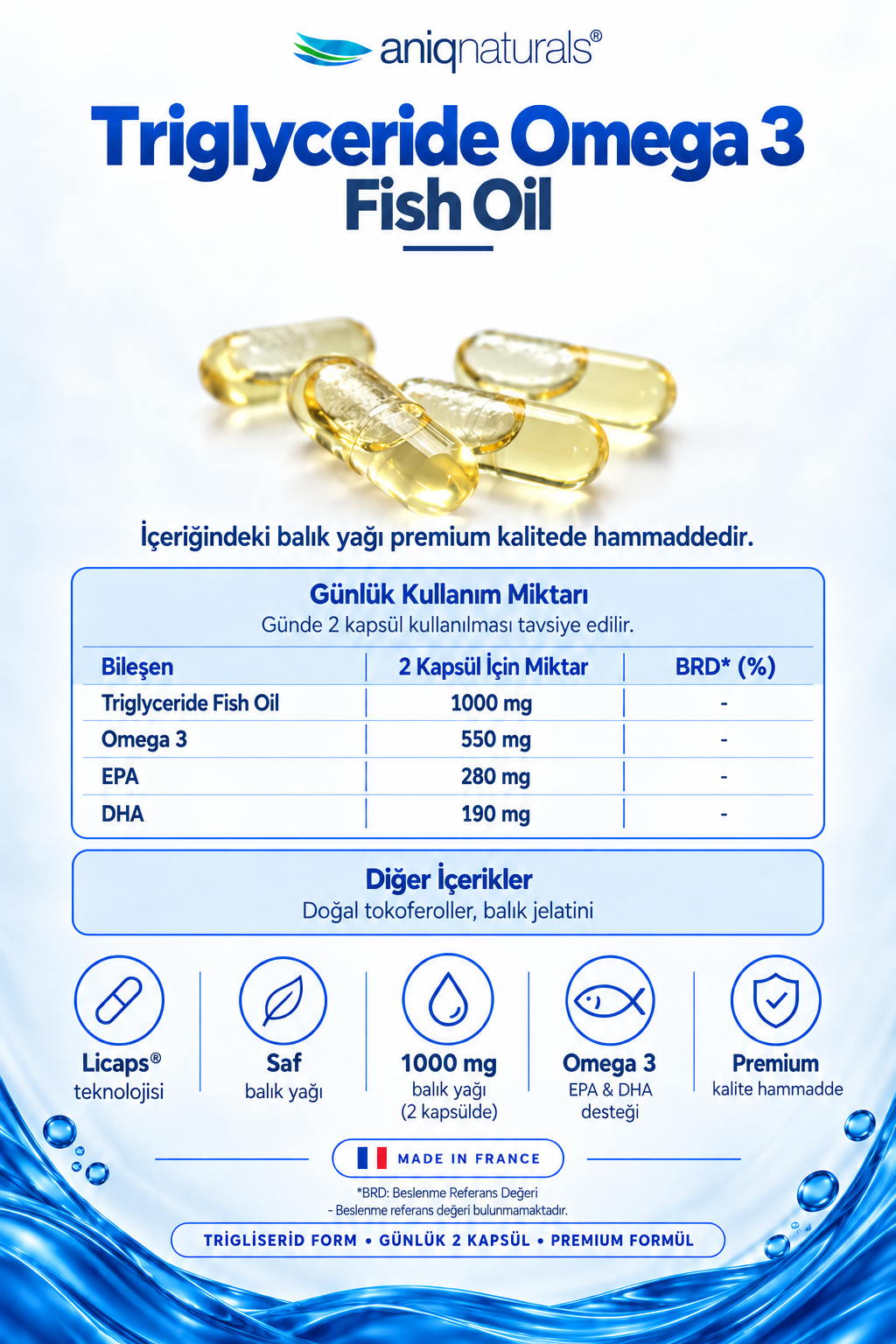 Omega 3 Fish Oil 300 Licaps