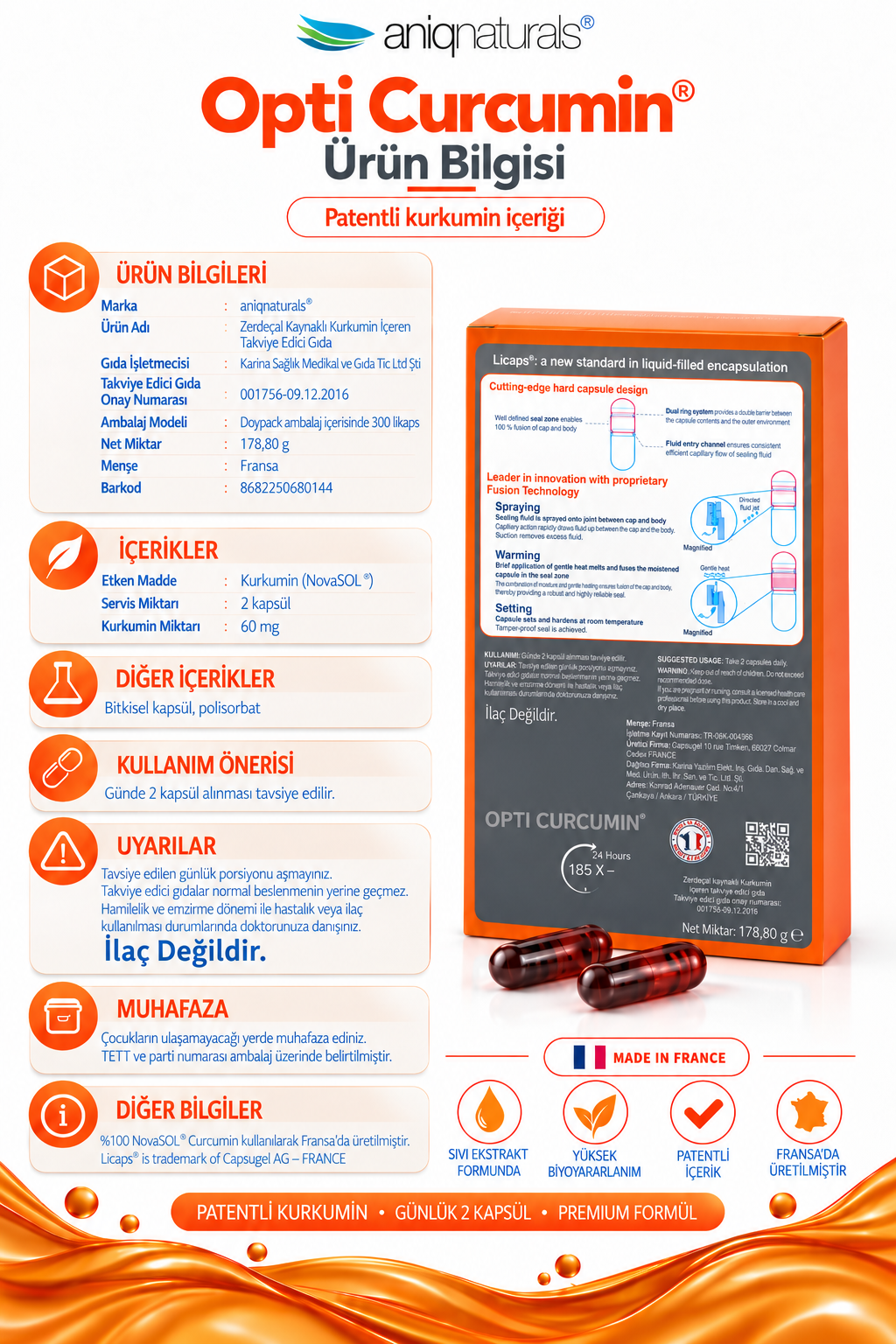 Opti-Curcumin® 300 Licaps