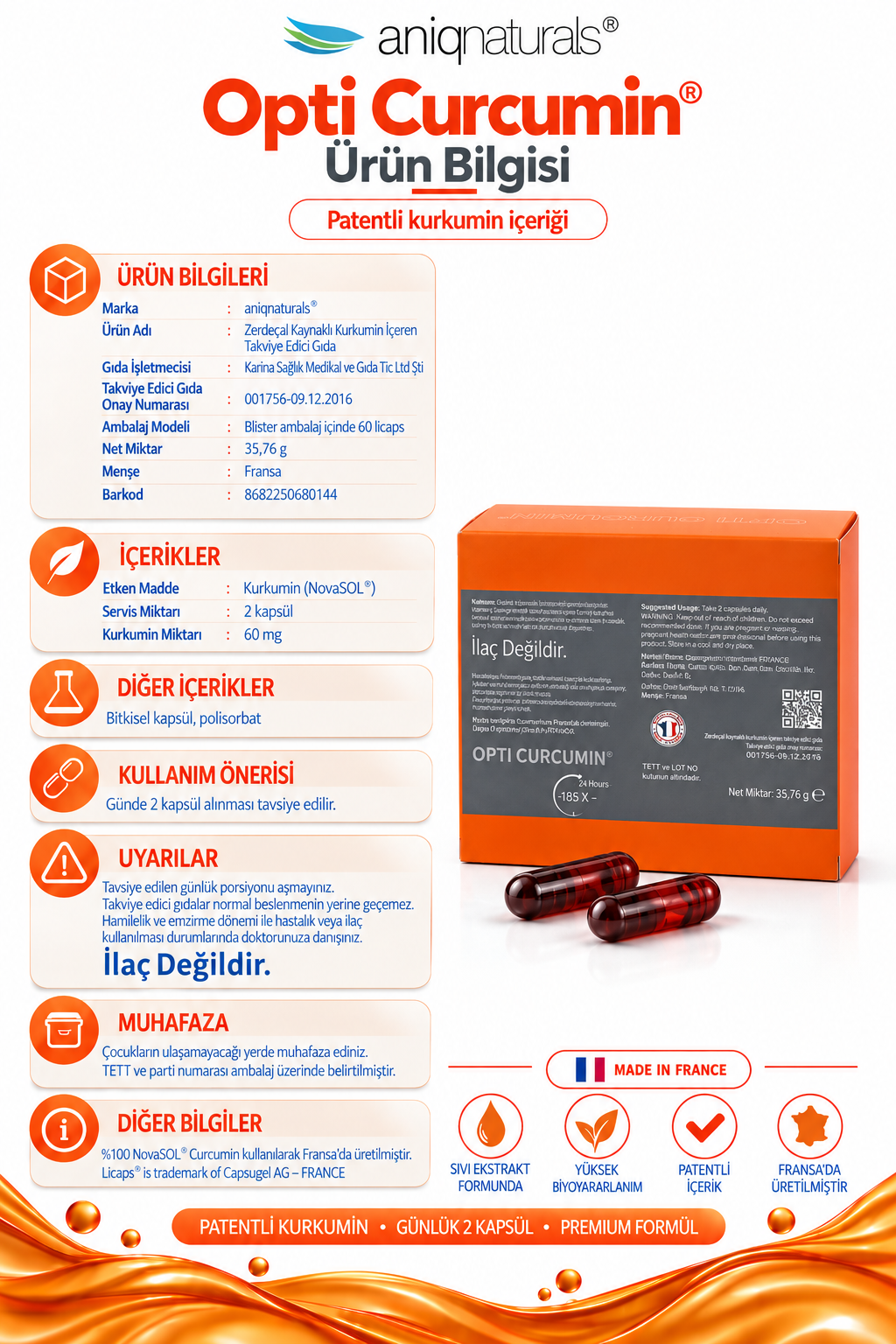 Opti-Curcumin ® 60 Licaps