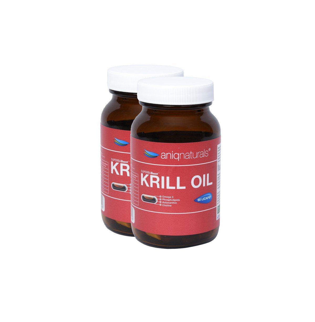 SUPERBA BOOST KRILL OIL 60 LICAPS GLASS JAR