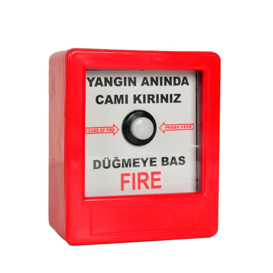 Karecamlı Yangın İhbar Butonu