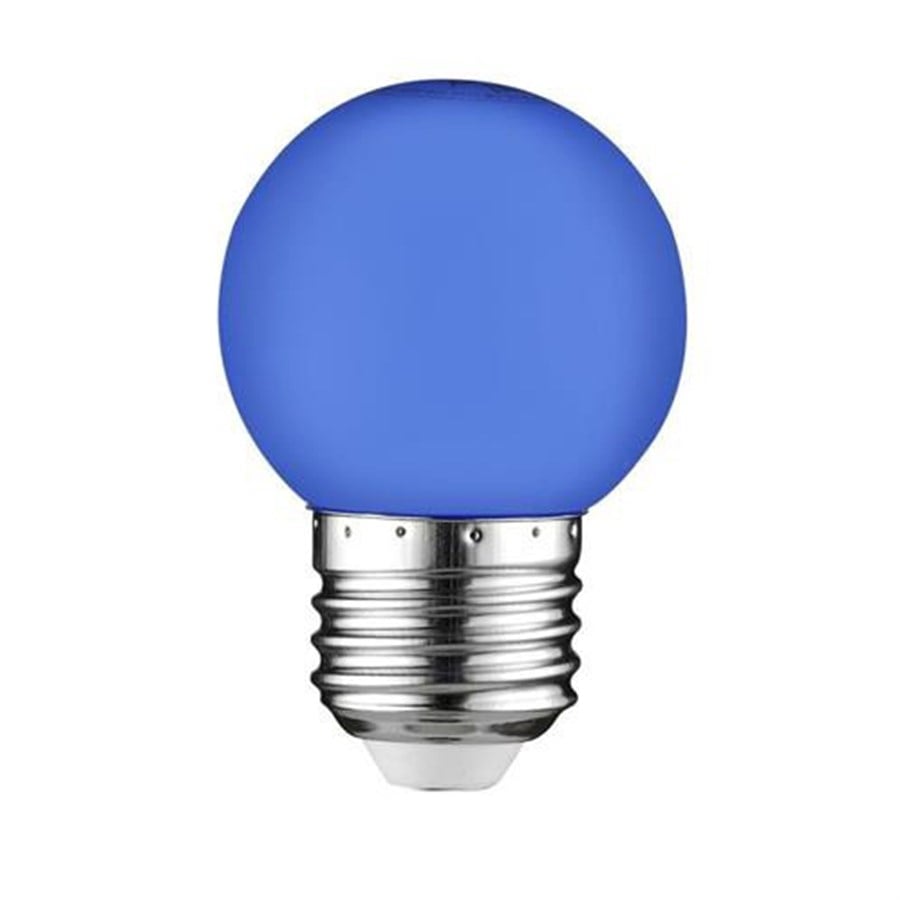 AMP LED TOP GECE 1W E27 MAVİ
