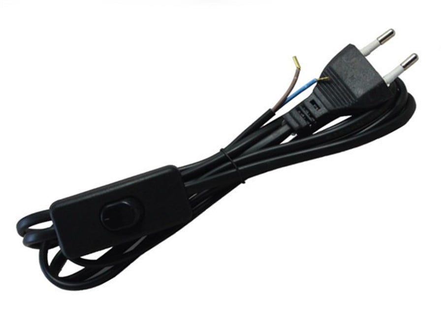 FİŞLİ ARAPUARLI KABLO 2X0.5MM  (2MT)