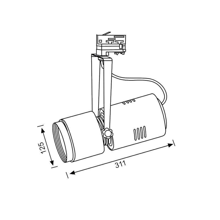 Jüpiter Metal HAlide Ray Spot JR644
