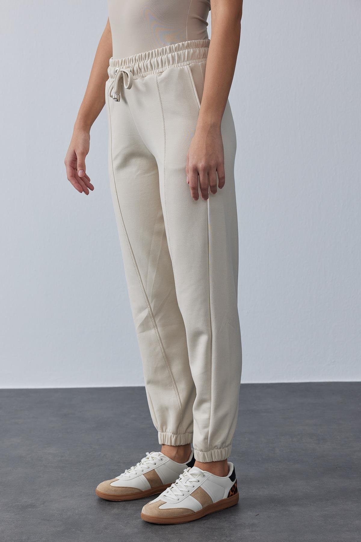 Jogger Modal Pantolon Bej