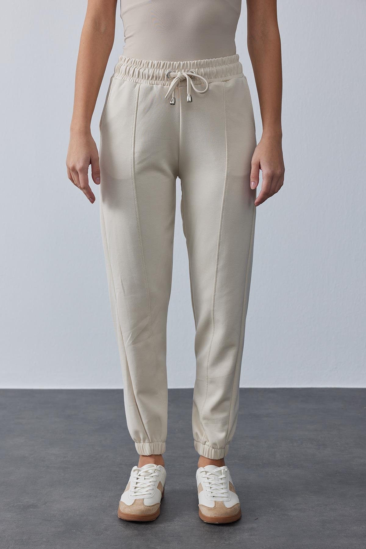 Jogger Modal Pantolon Bej
