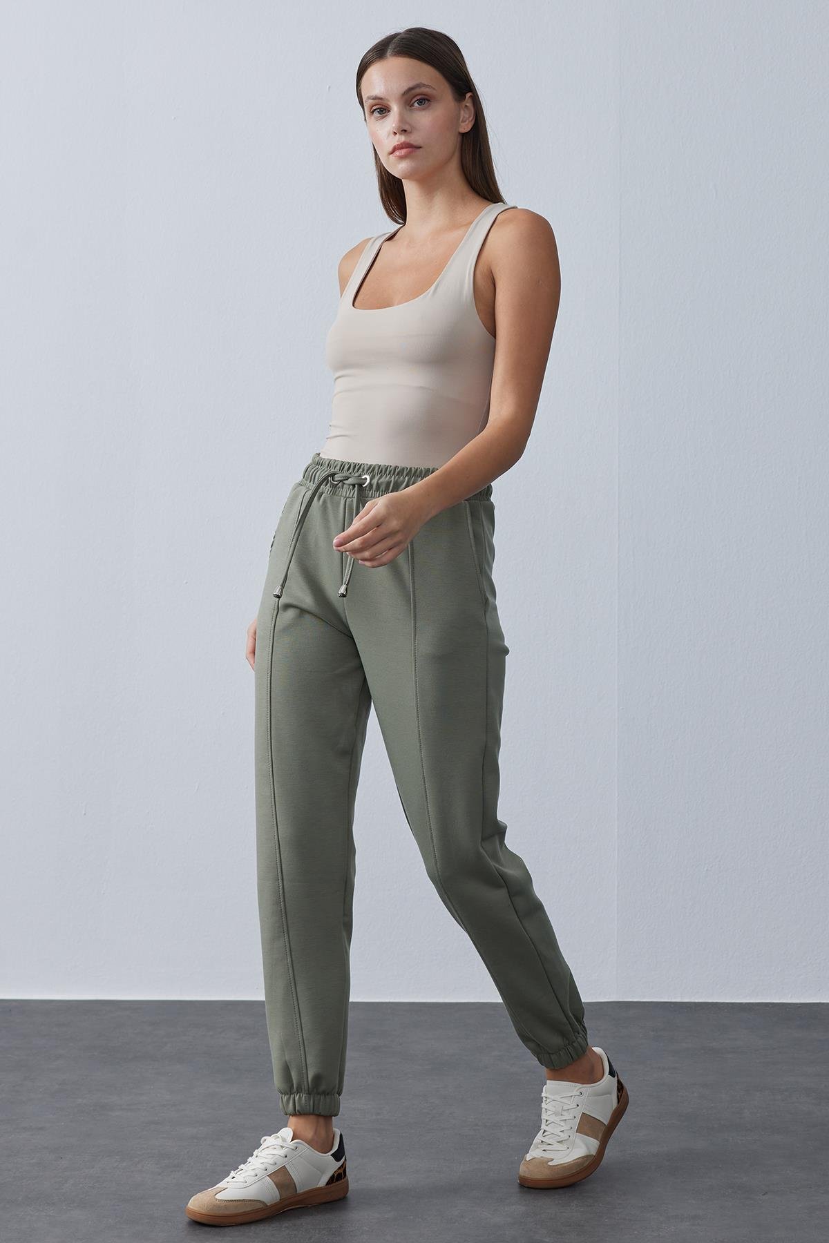Jogger Modal Pantolon Çağla Yeşli