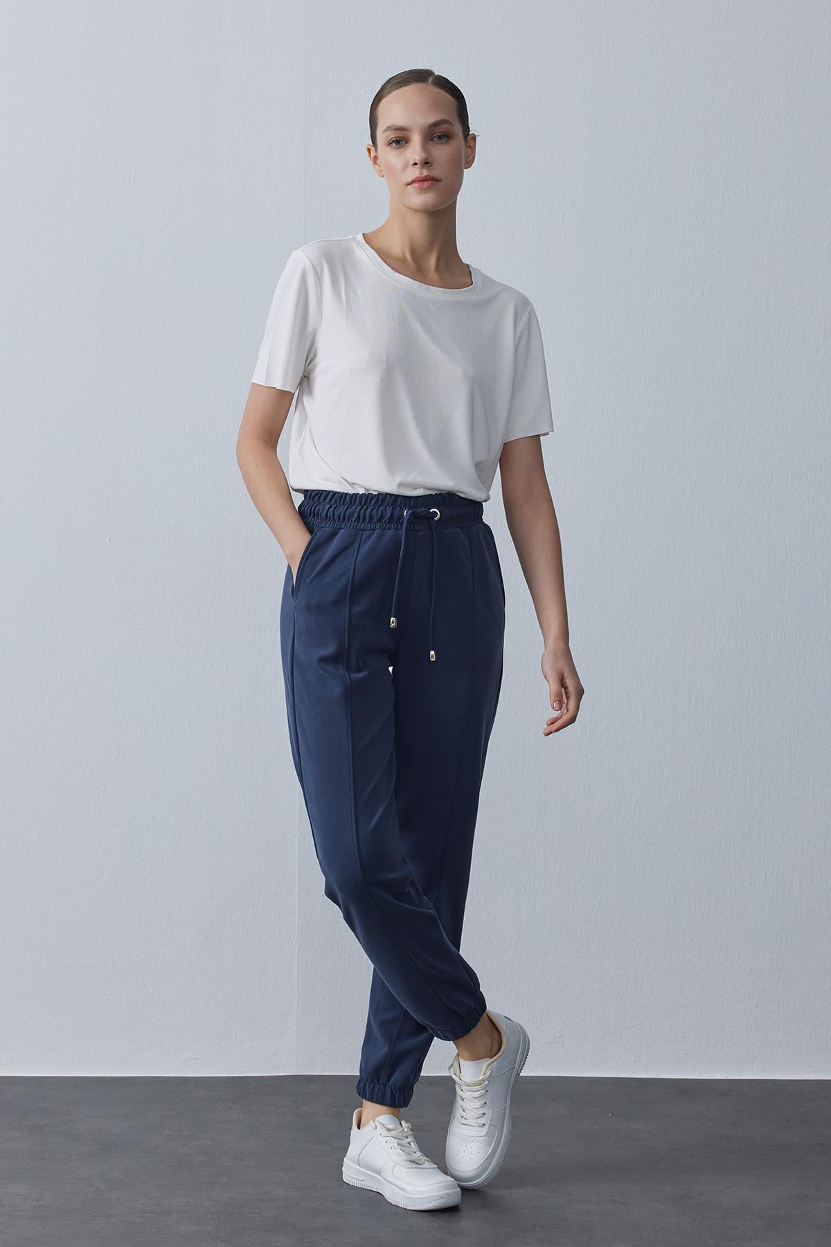 Jogger Modal Pantolon Lacivert