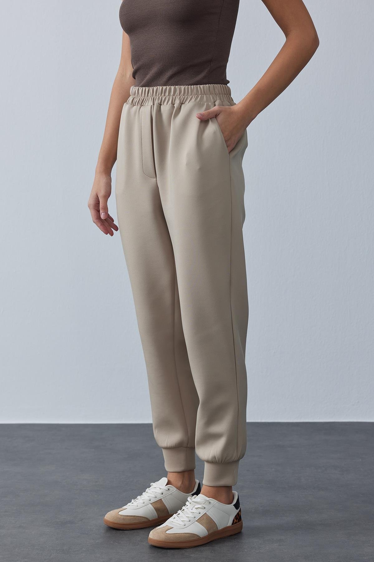 Jogger Model Scuba Pantolon Vizon