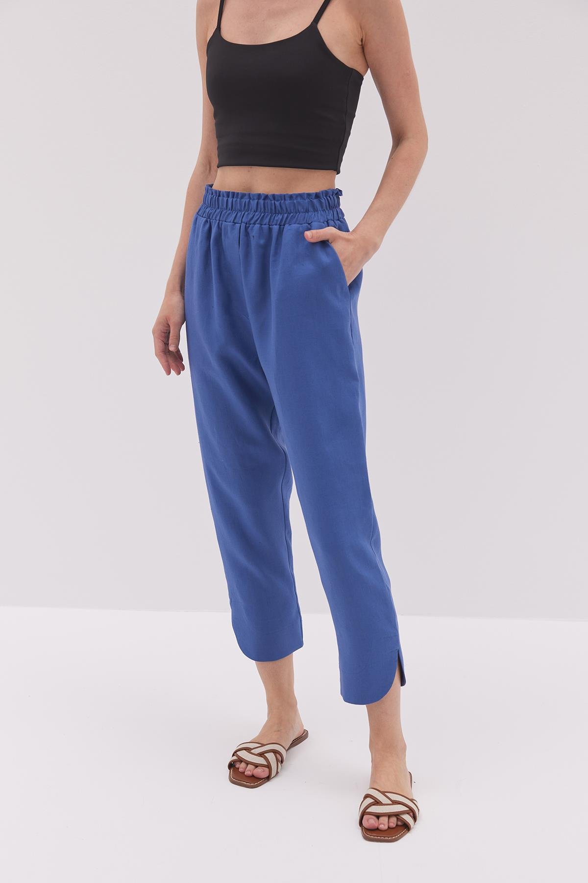 Linen Oval Kesim Pantolon