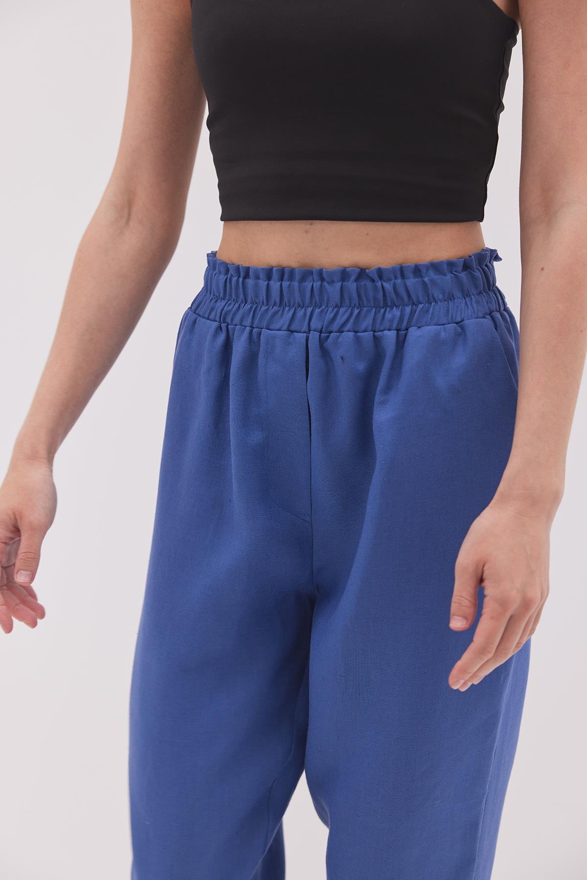 Linen Oval Kesim Pantolon