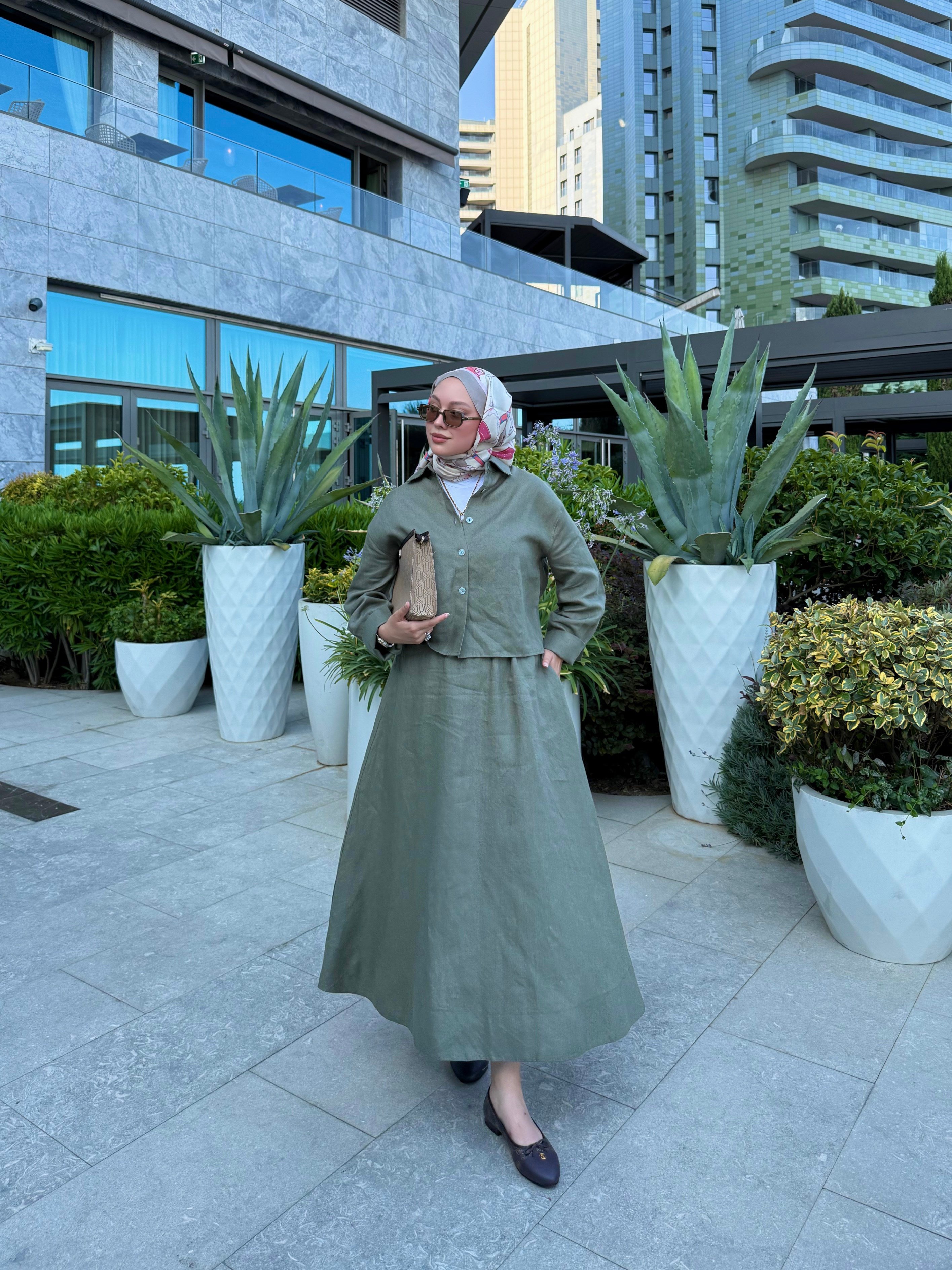 LİNEN TAKIM OLİVE
