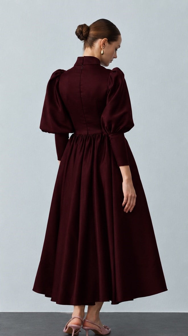 Maria Dress Bordo