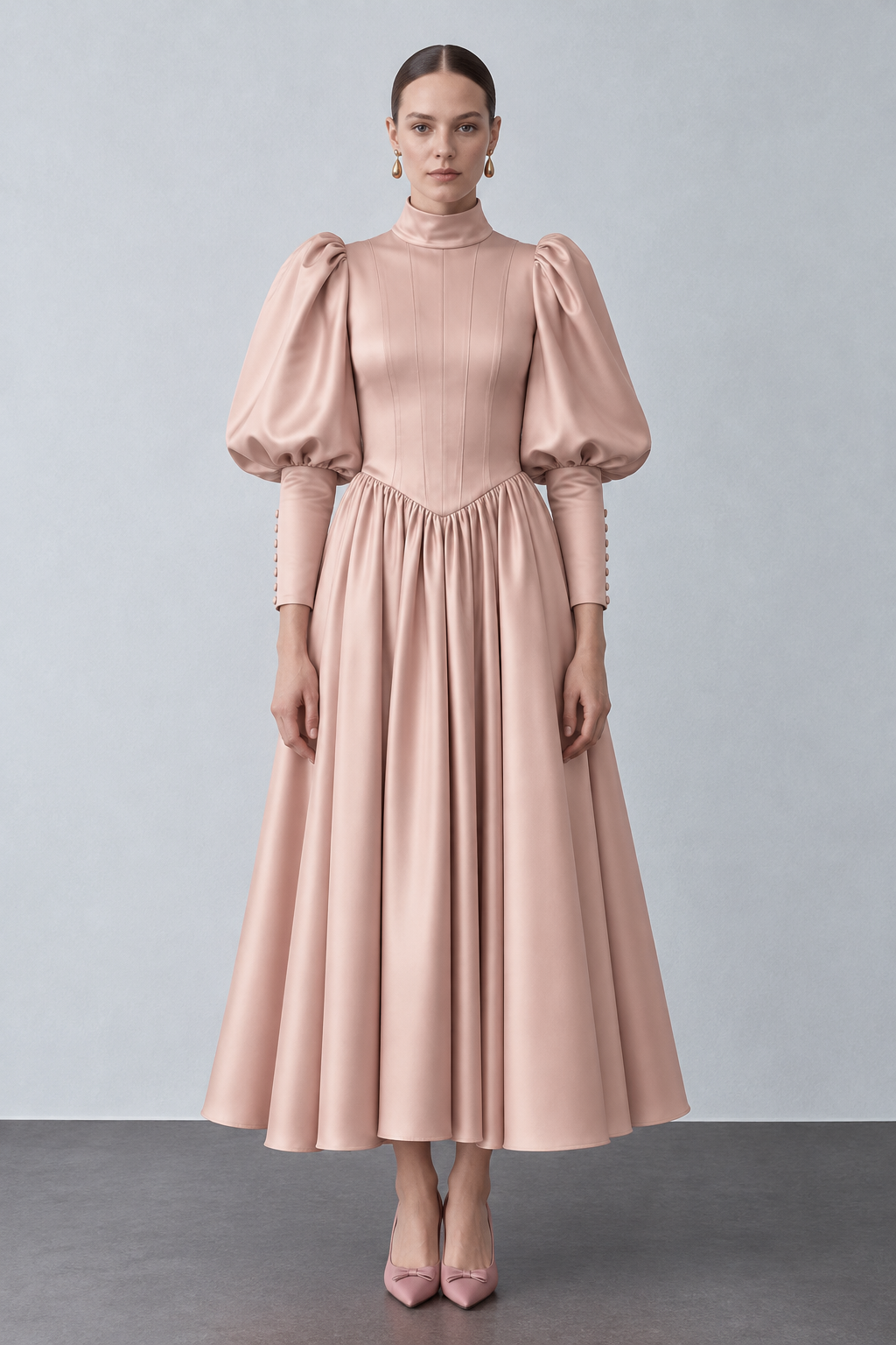 Maria Dress Pudra