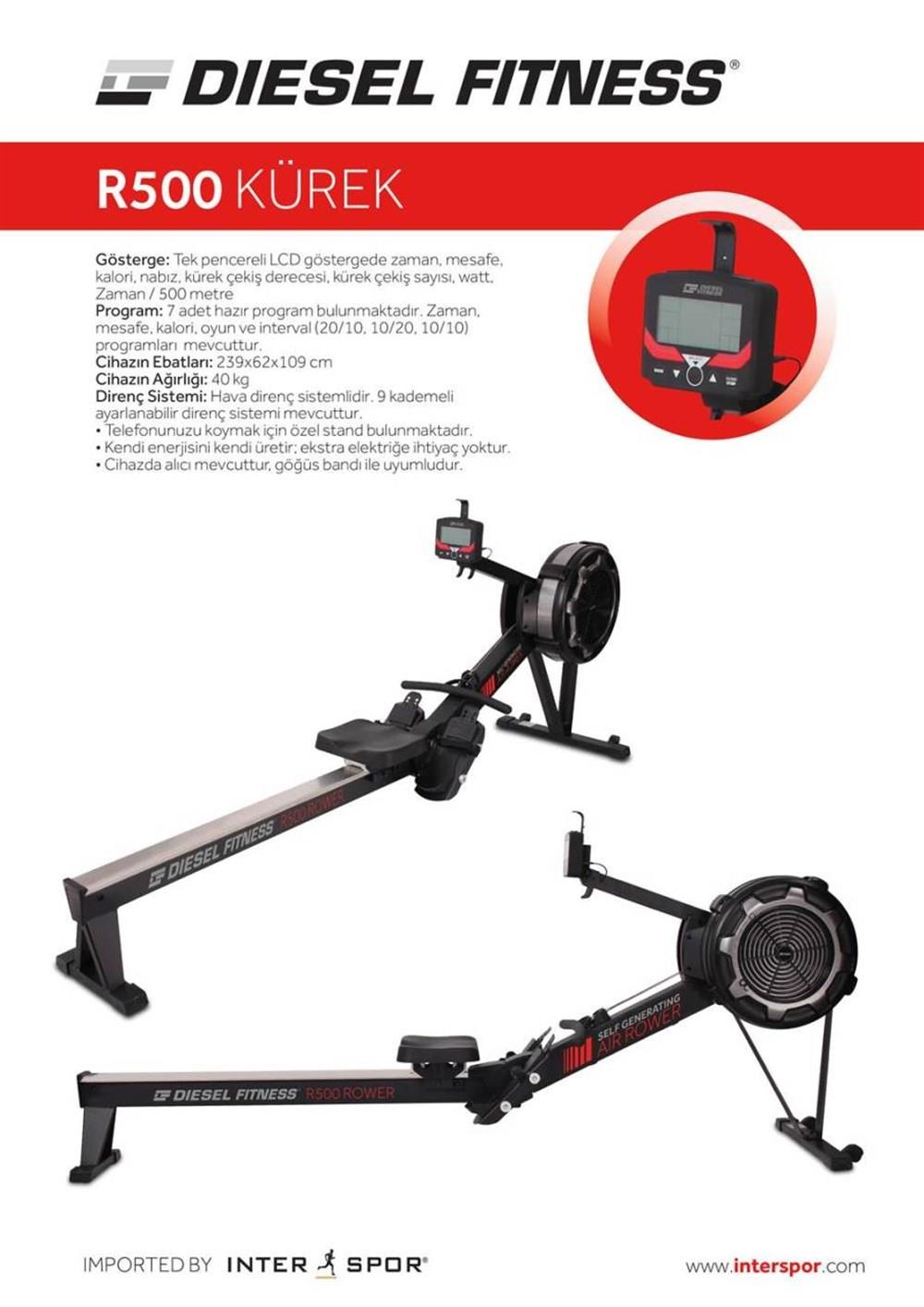 DIESEL FITNESS R 500 PRO ROWER 