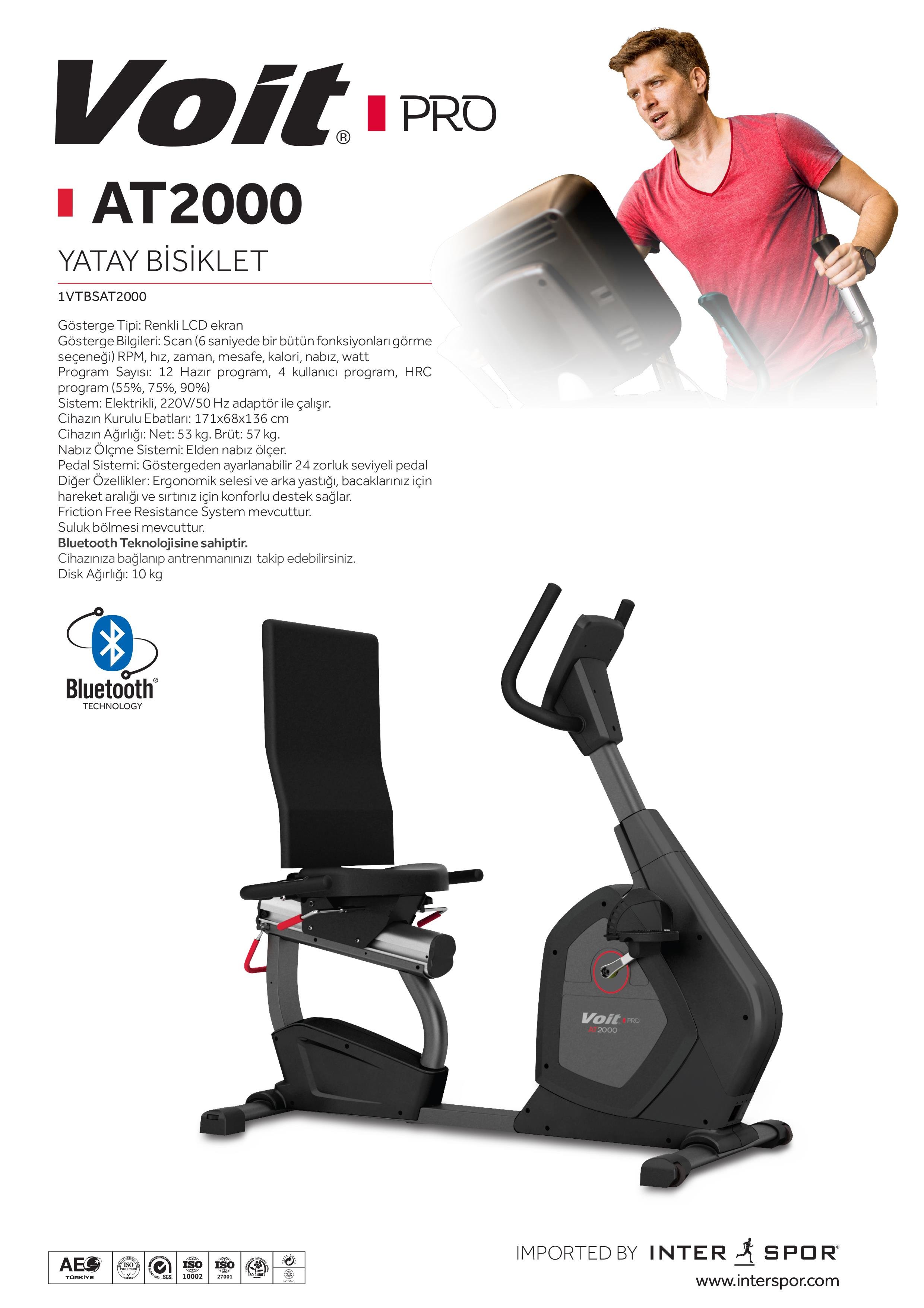 Voit AT 2000 YATAY BİSİKLET