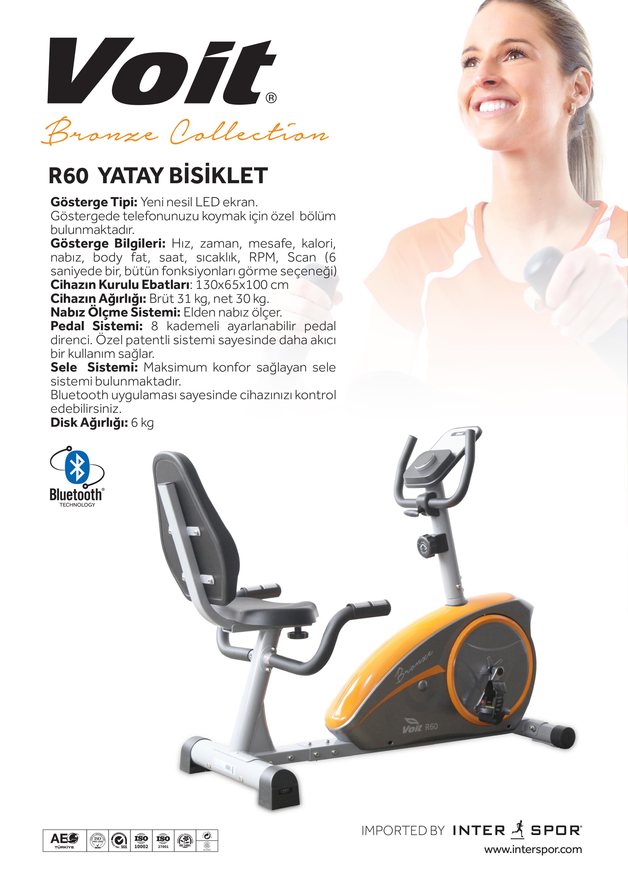 Voit BRONZE R60 YATAY BİSİKLET