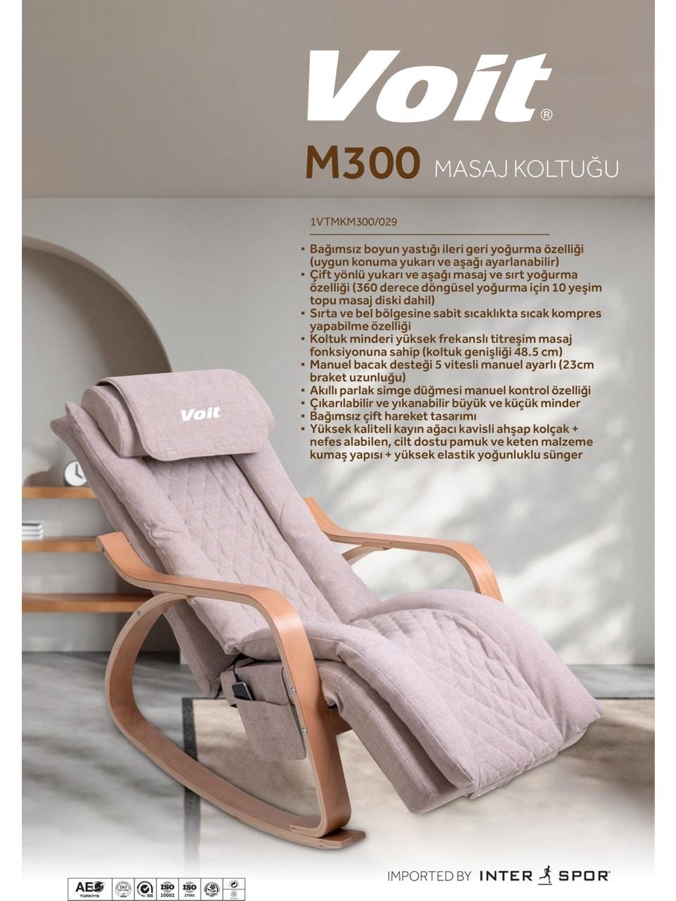 VOİT M300 ELEKTİRİKLİ SALLANAN  Masaj Sandalyesi