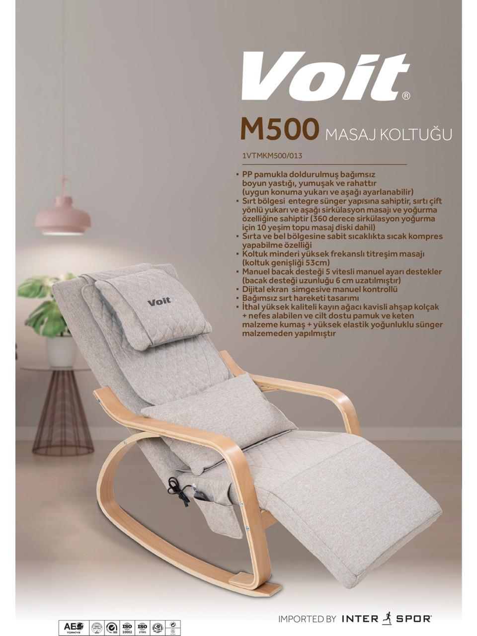 VOİT M500 ELEKTİRİKLİ MASAJ KOLTUĞU