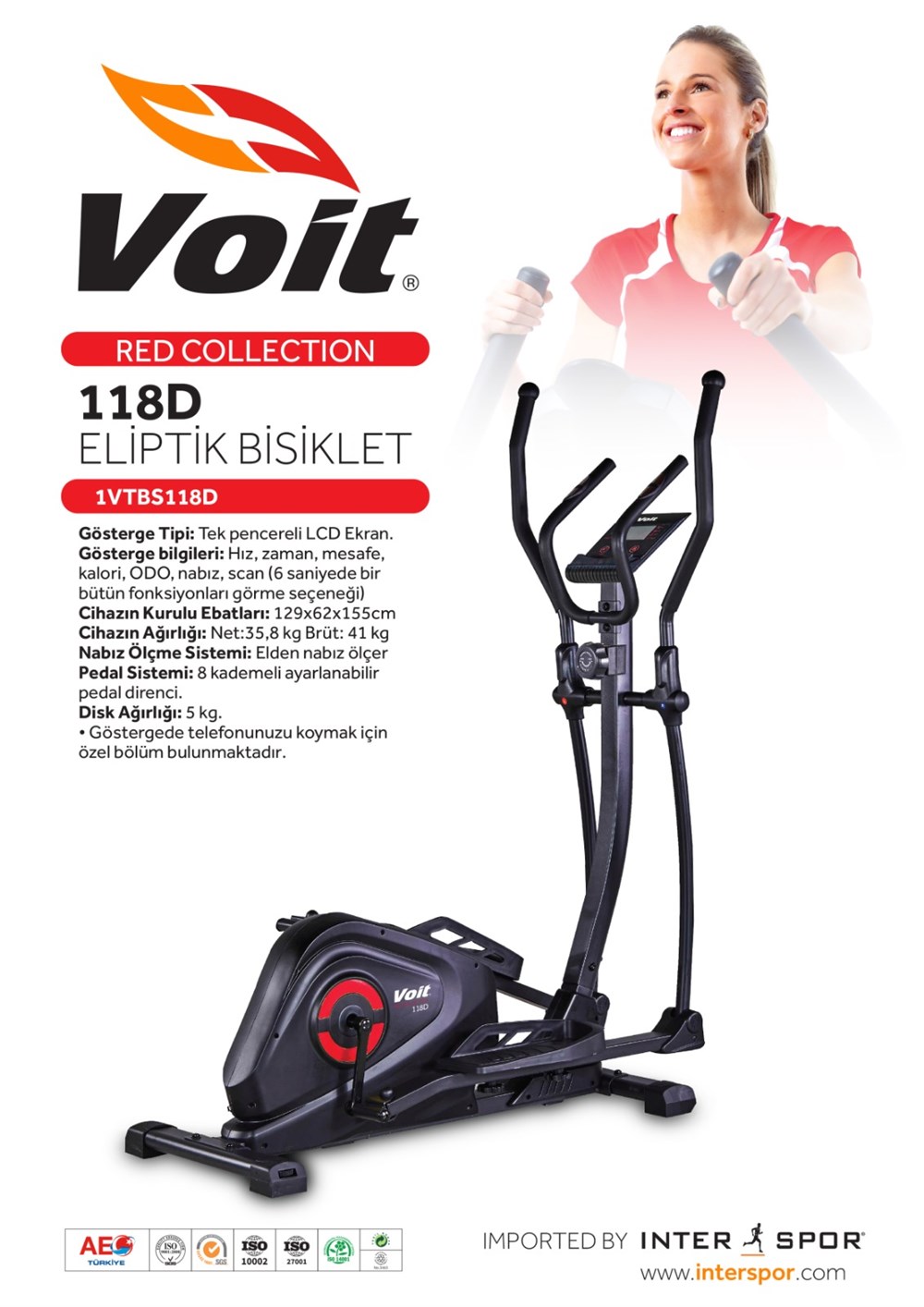 VOİT REDLİNE ELİPTİK 118D