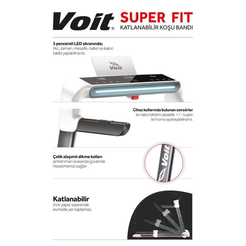 VOİT SUPERFIT KATLANABİLİR KOŞU BANDI