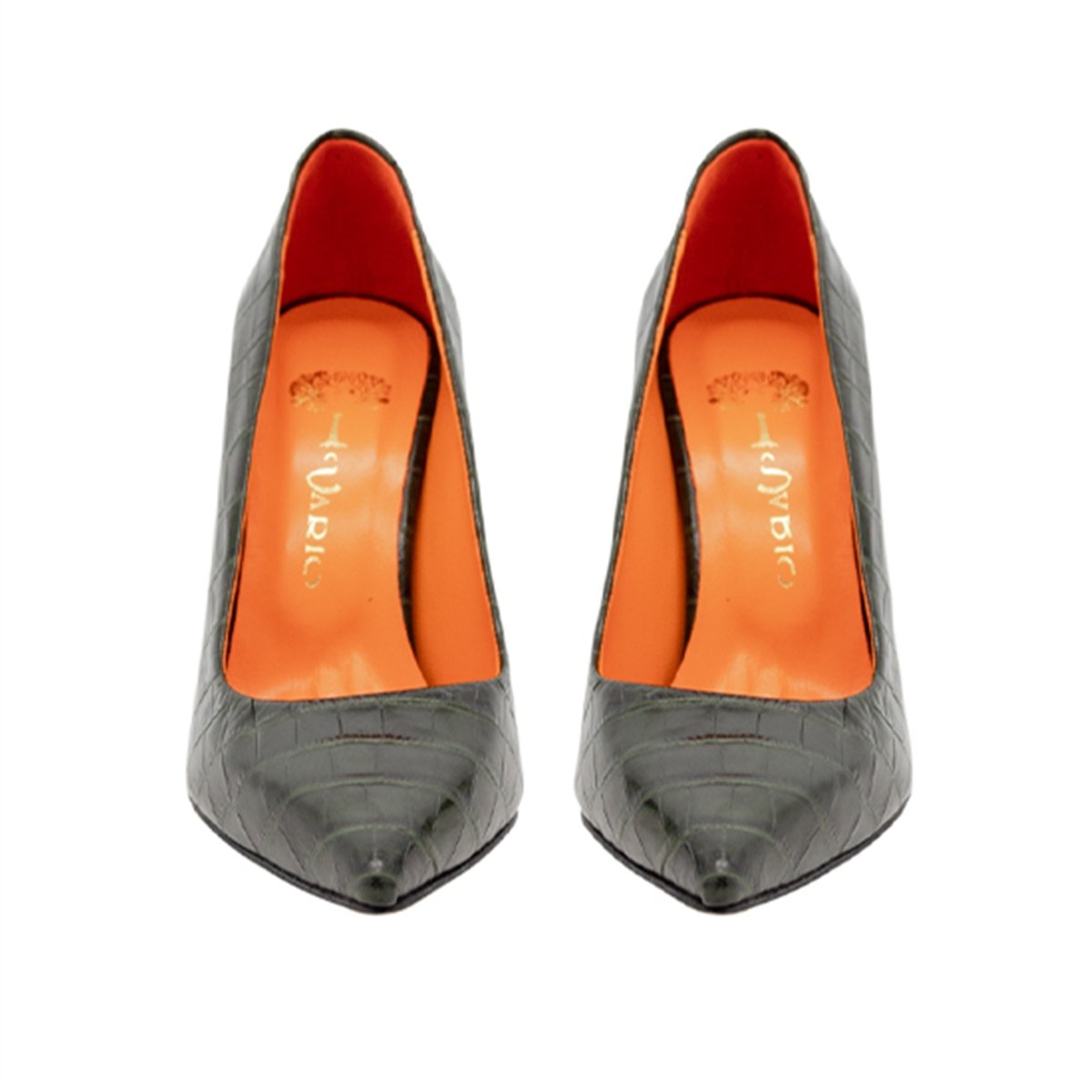 20053-1VARIO KOYU YEŞİL KROKO