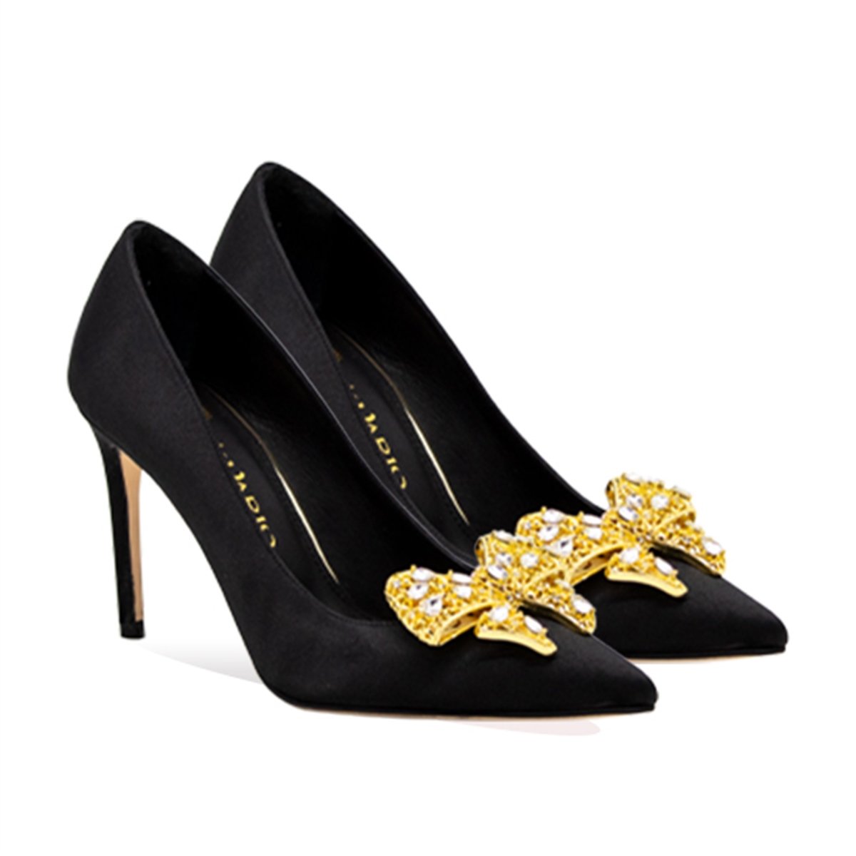 22009VARIO SIYAH SATEN TASLI