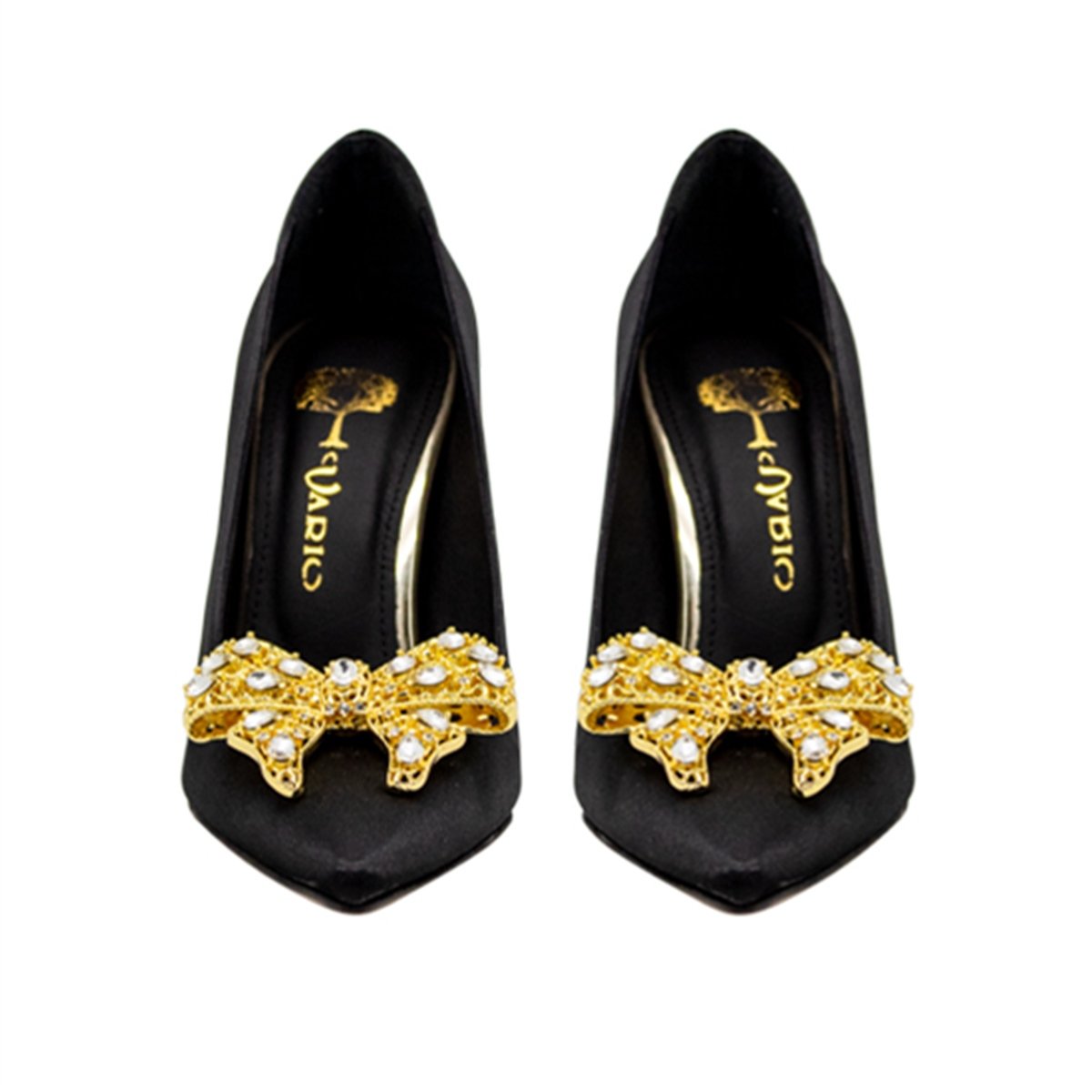 22009VARIO SIYAH SATEN TASLI