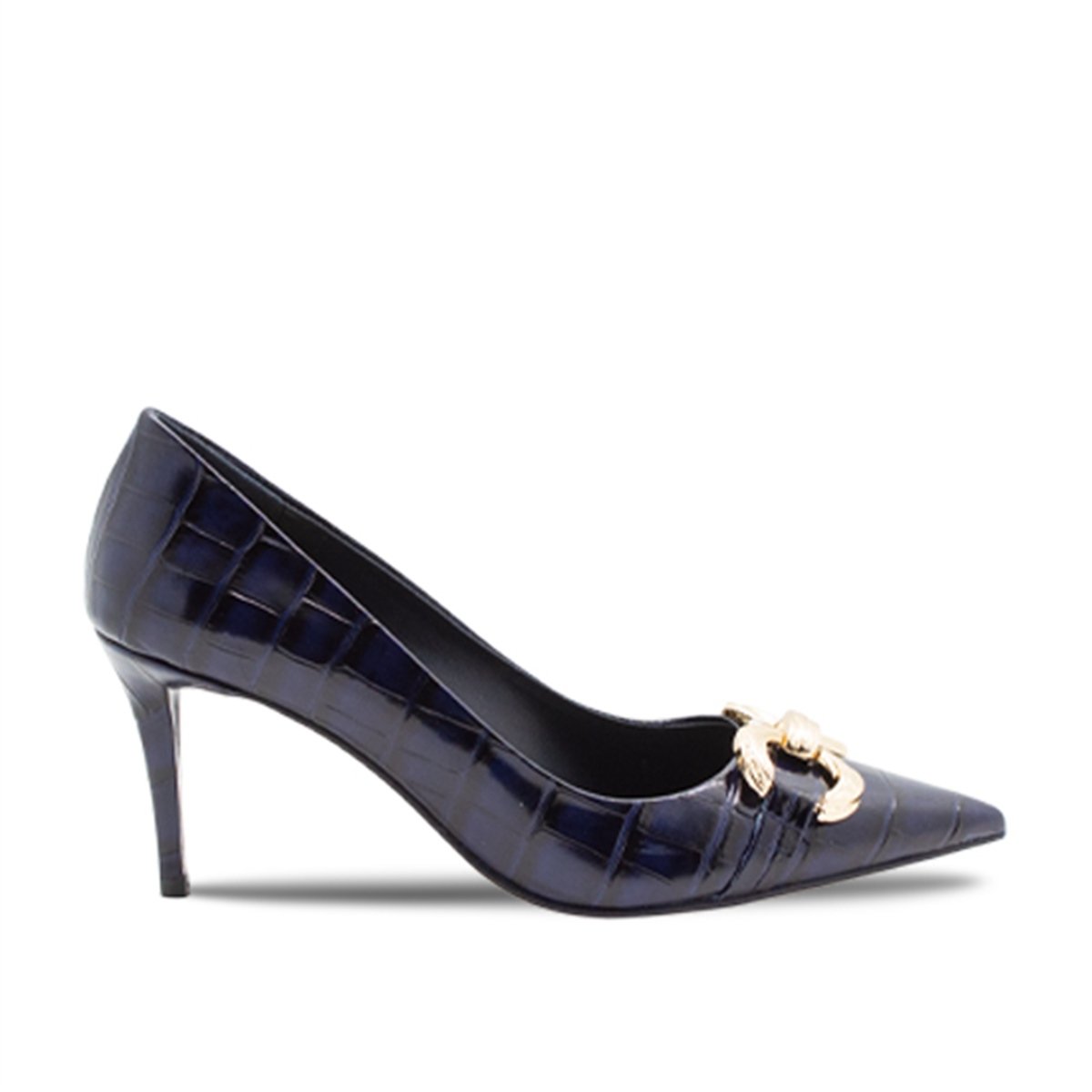 22560-1VARIO LACİVERT KROKO