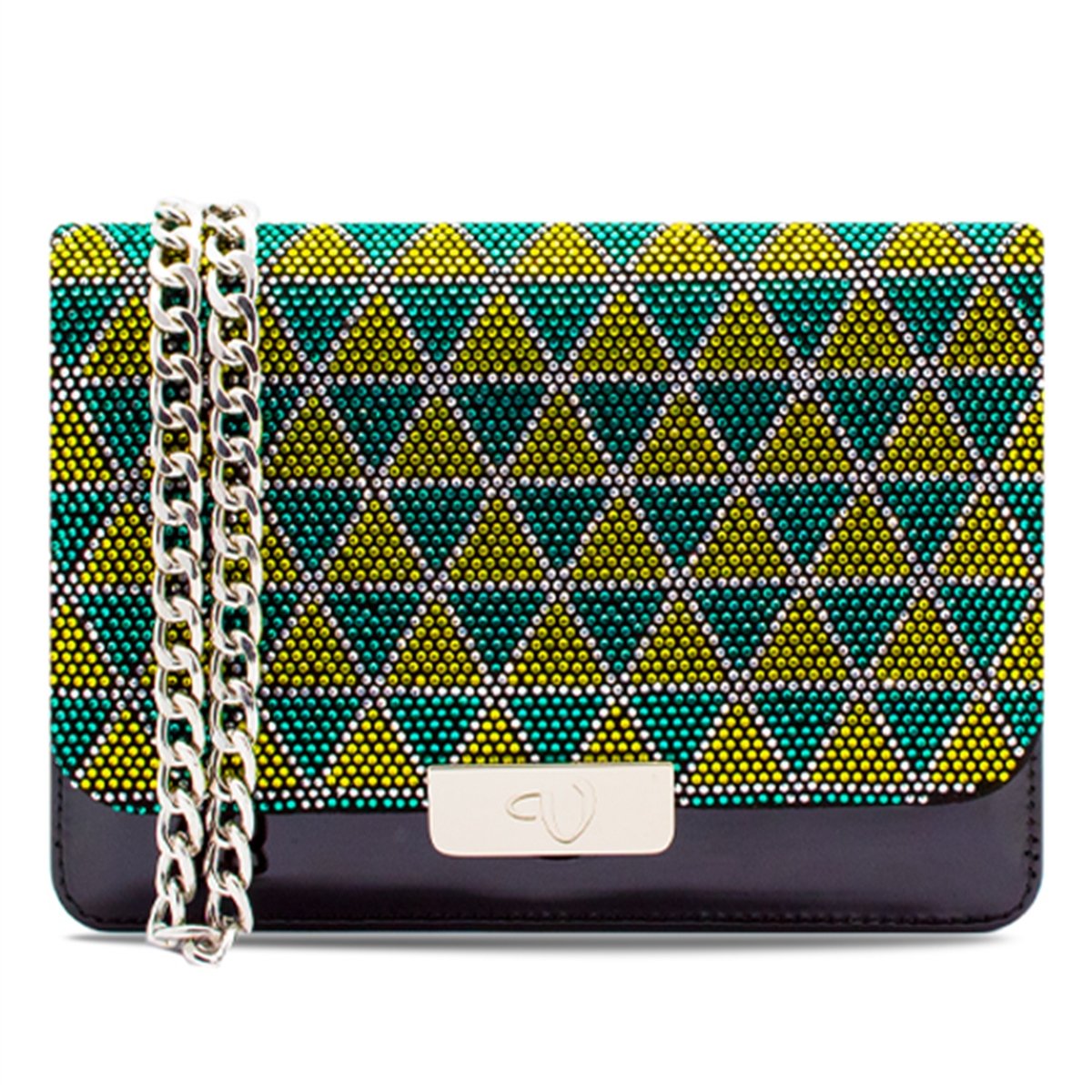 CNT782VARIO SIYAH RUGAN YESİL SARI TASLI