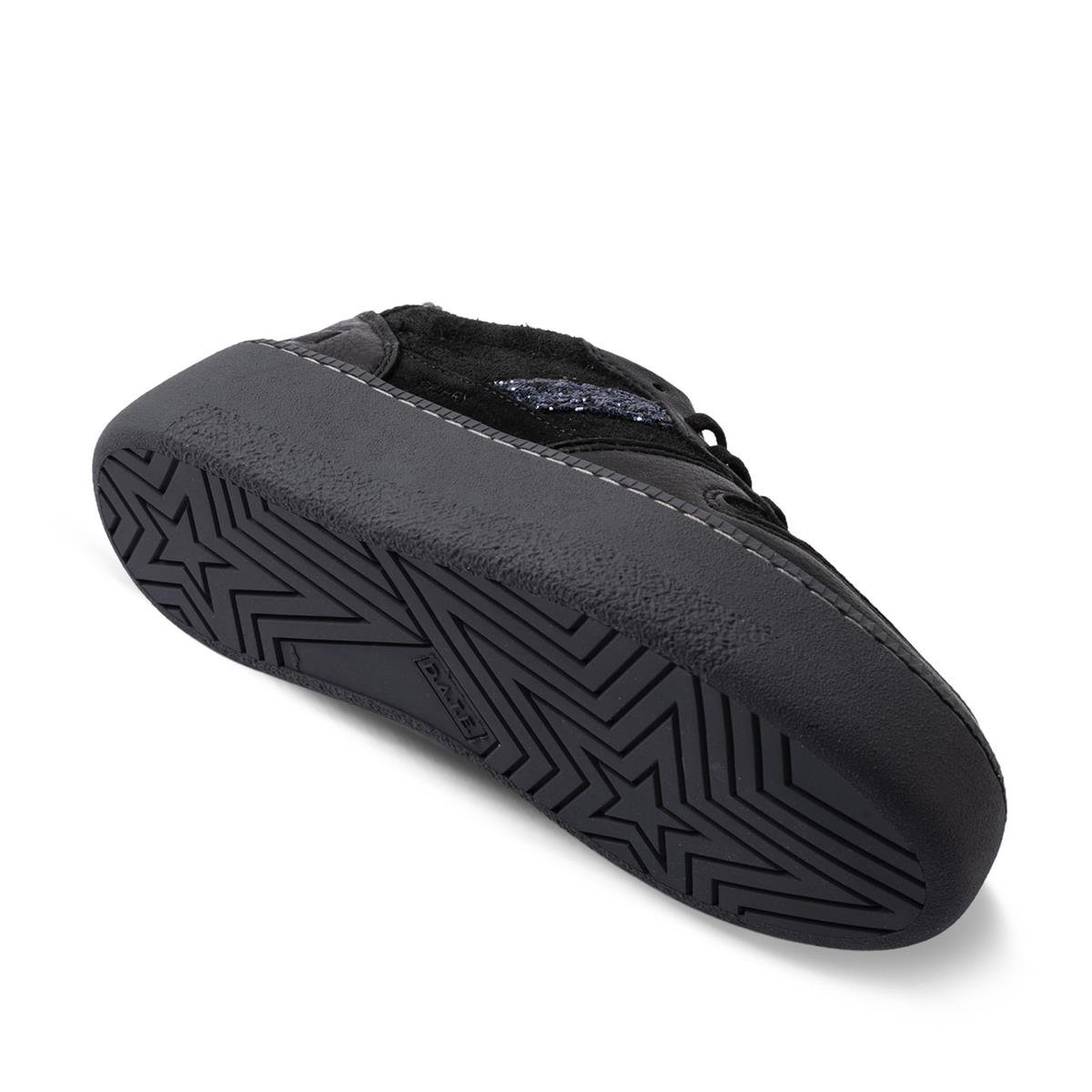 D.A.T.E.COURT PLATFORMD.A.T.E. Hakiki Deri Spor Kadın Ayakkabı z625 SIYAH+SIYAH SUED (Black+Black Suede)