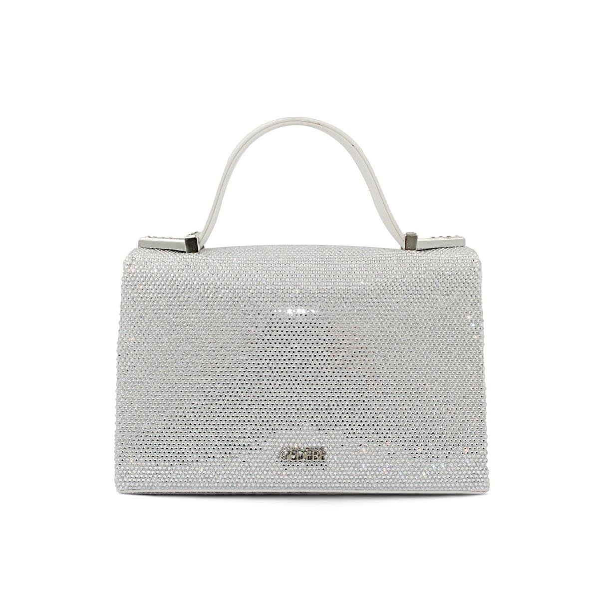 GEDEBESOPHIEEGEDEBE GÜMÜŞ SATEN BEYAZ + KRISTAL