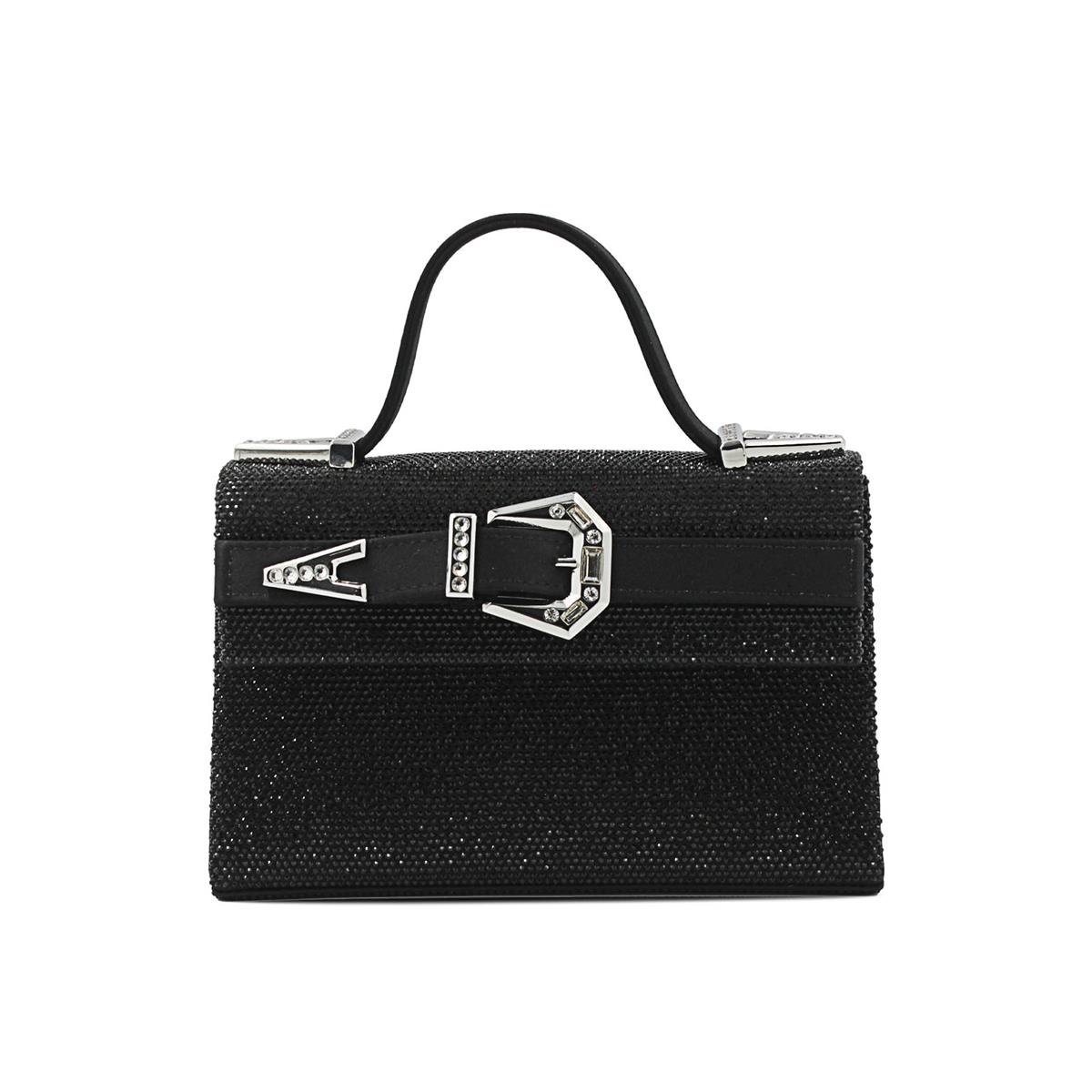 GEDEBESOPHIEEGEDEBE SATEN SIYAH + KRISTAL