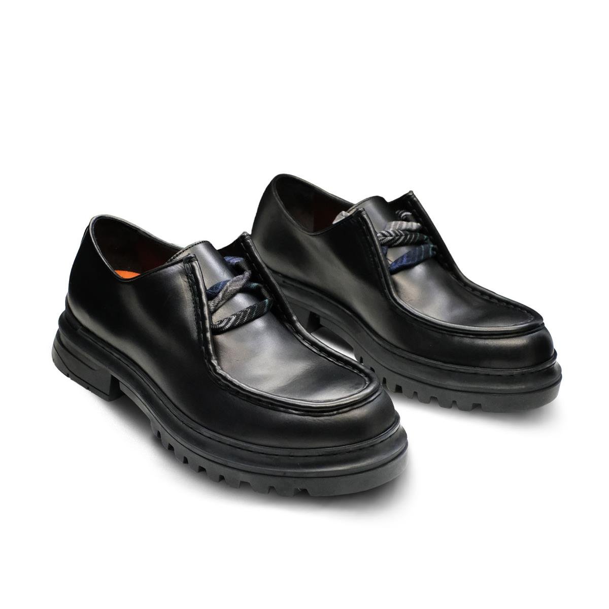 MISSONIMML025MISSONI Bağcıklı Kalın Tabanlı Erkek Ayakkabı 7107 BLACK (Siyah)