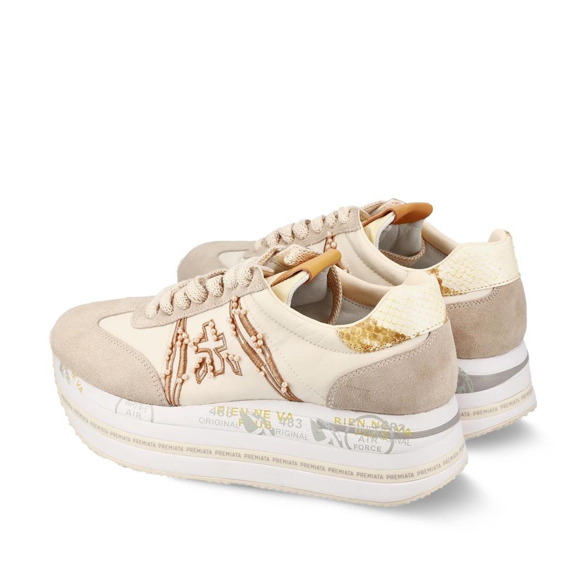 PREMIATABETHPREMIATA 7375 BEIGE+ORANGE
