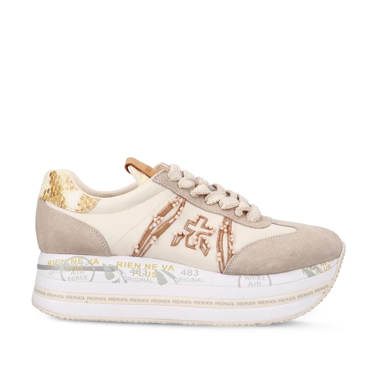 PREMIATABETHPREMIATA 7375 BEIGE+ORANGE
