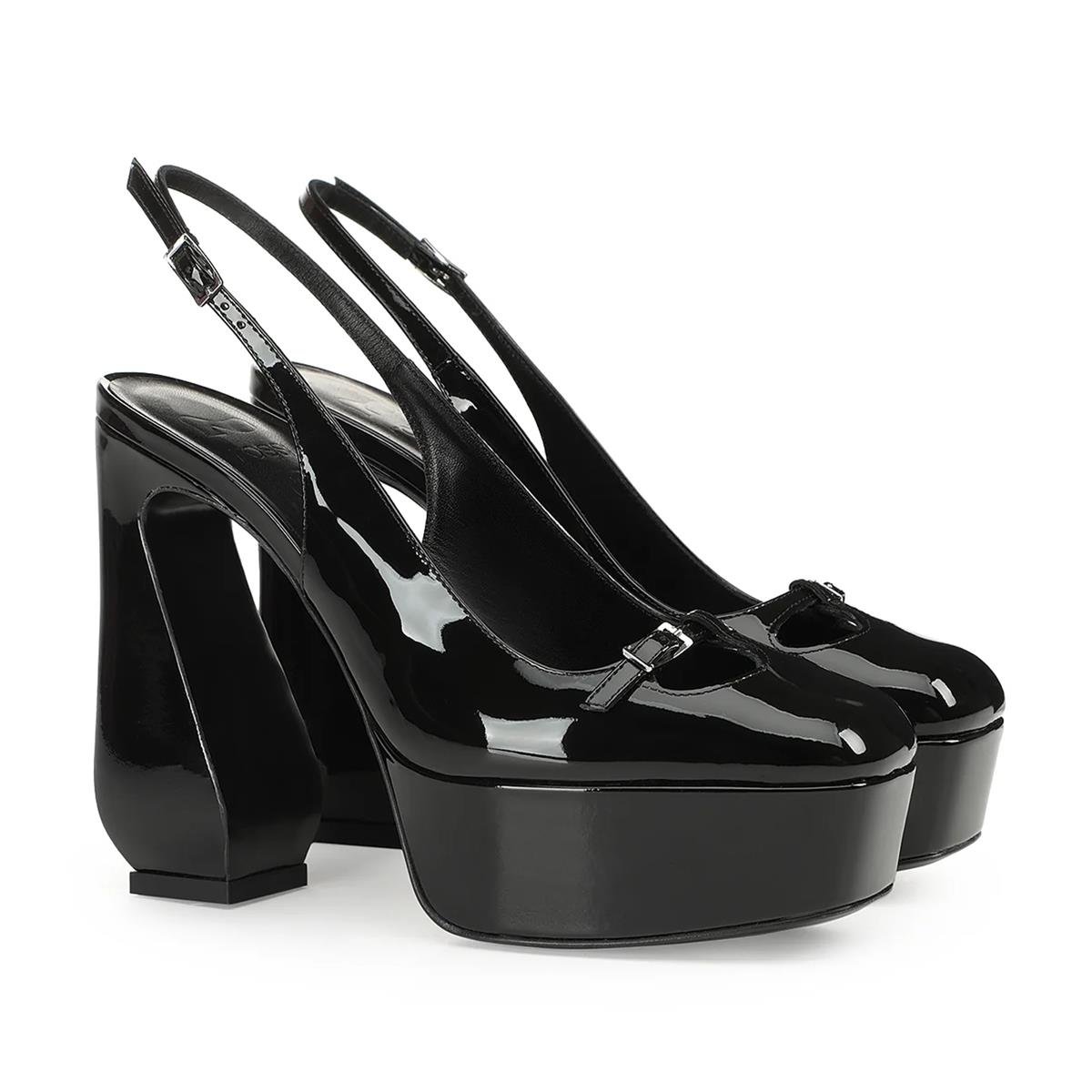 Sergıo RossıB08570Sergıo Rossı SIYAH RUGAN (Black Patent Leather)