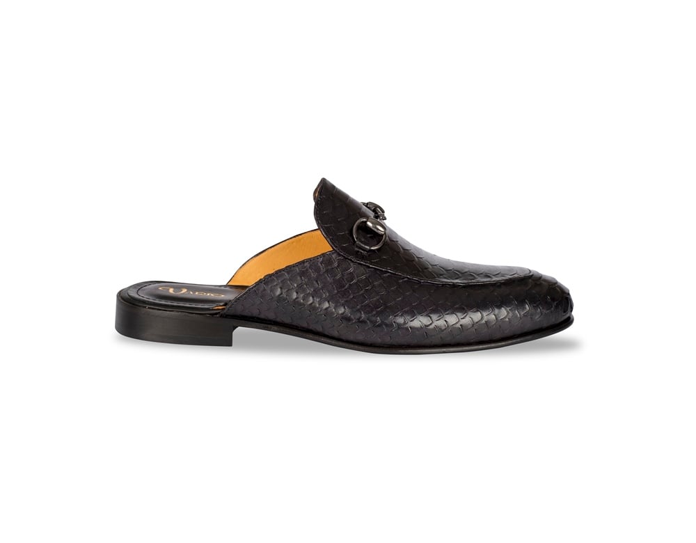 VARIO CROCO PRINTED PYTHON BLACK