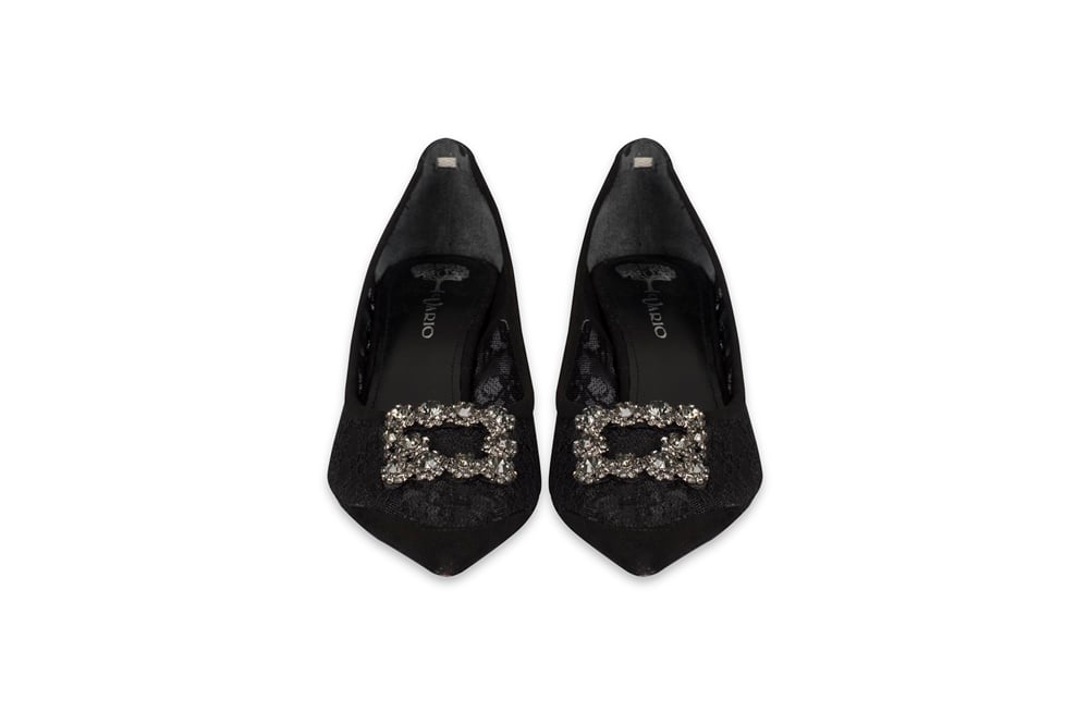 VARIO GUPUR I-200 INCE SUET SIYAH FILE BEJ R2216