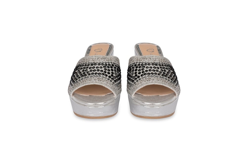 VARIO KUMAS PARLAK GUMUŞ HKG CRYSTAL BLACK DIAMOND JET HEMATIT