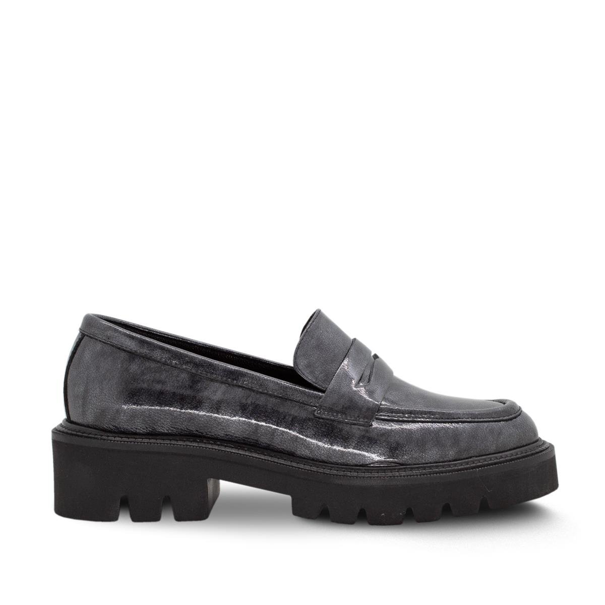 VARIO1003-1VARIO GRİ RUGAN (Gray Patent Leather)