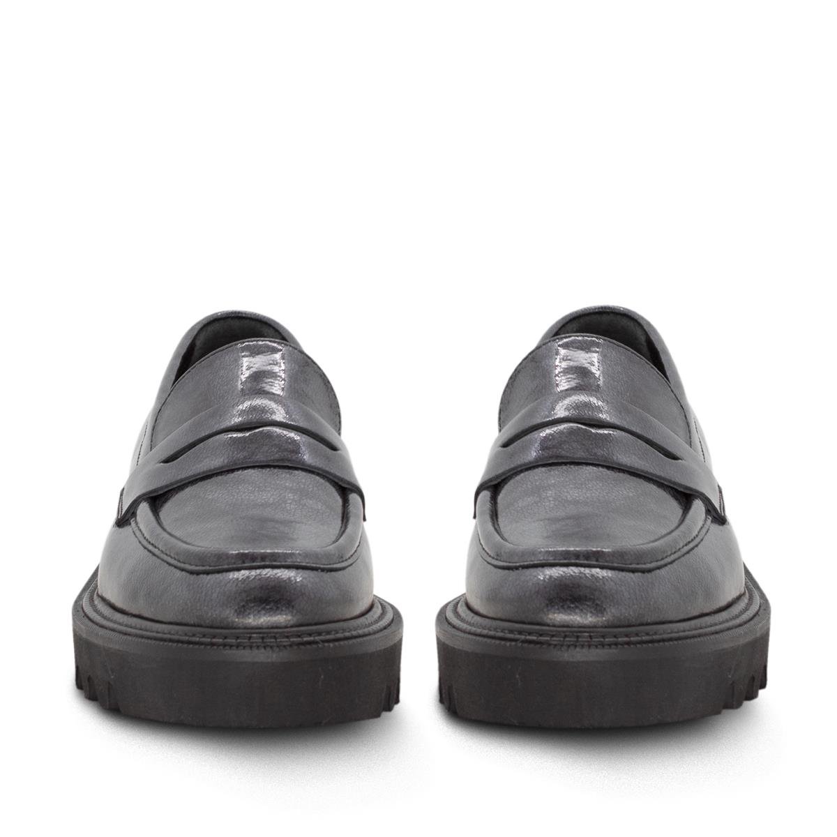 VARIO1003-1VARIO GRİ RUGAN (Gray Patent Leather)