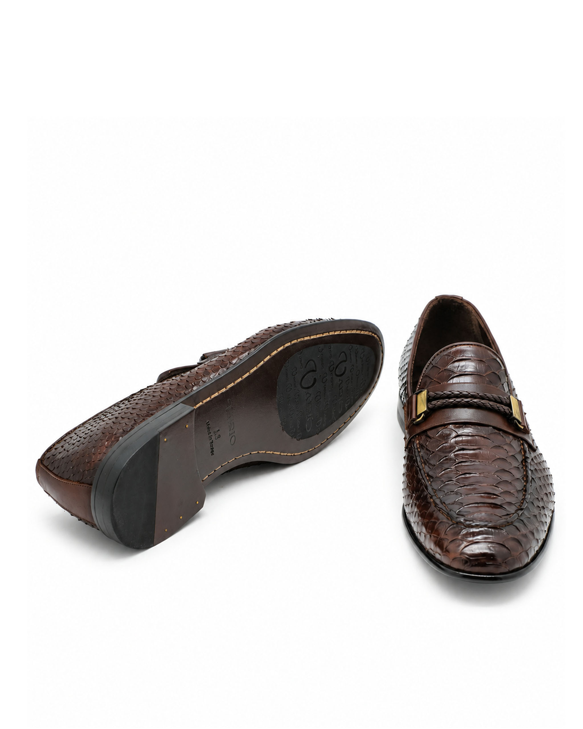 VARIO12466-2VARIO ORJ.PİTON KAHVE (Original Python Brown)
