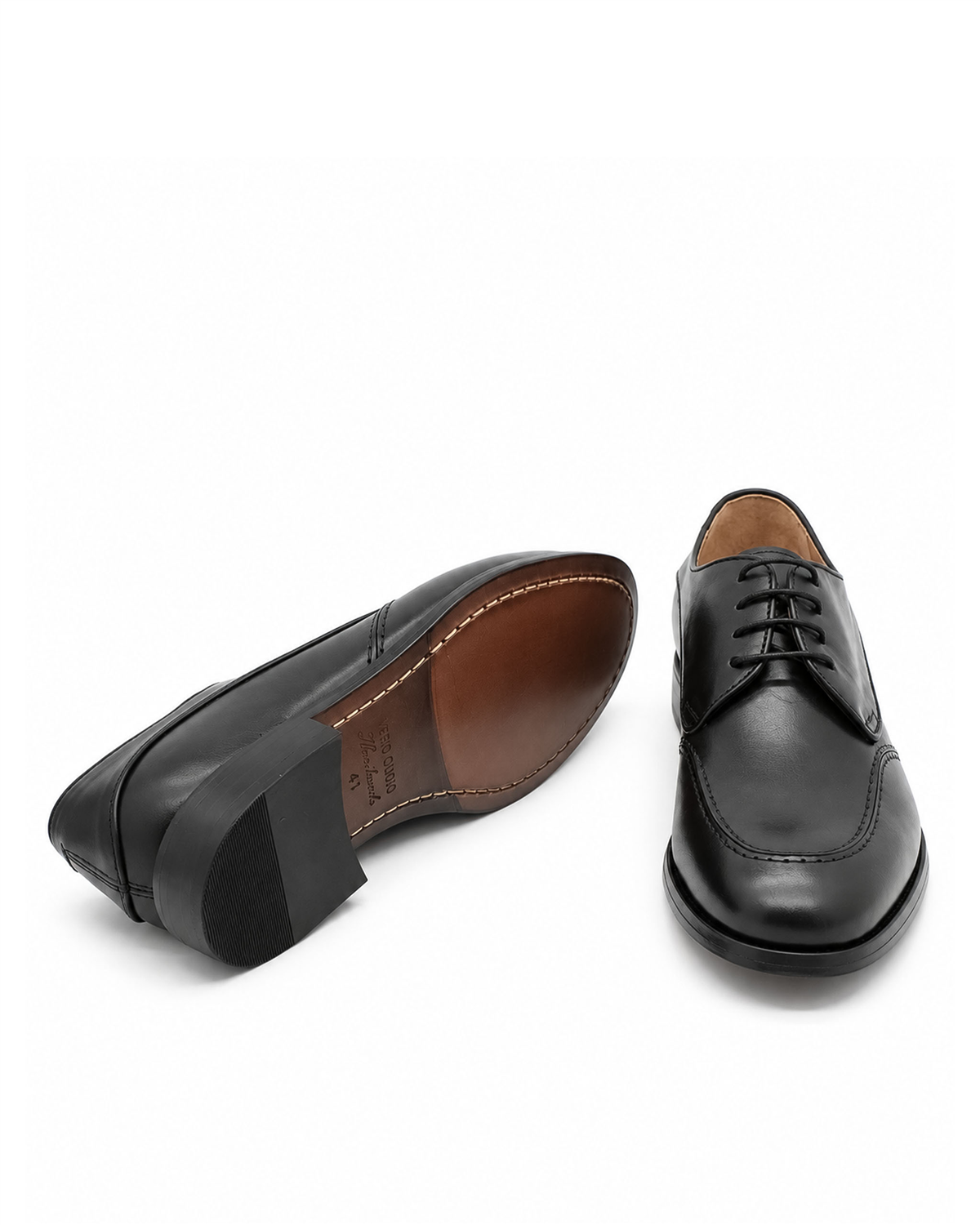 VARIO138-43VARIO Hakiki Deri Bağcıklı Erkek Ayakkabı 053 SIYAH (Black)