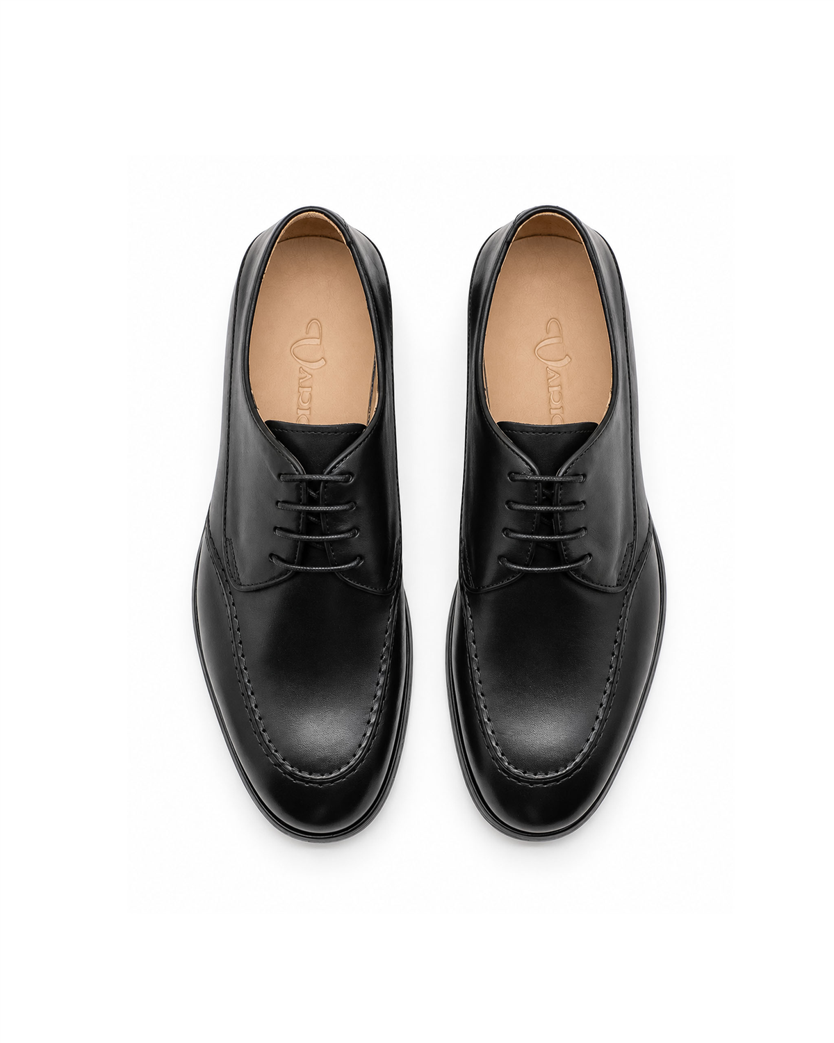 VARIO138-43VARIO Hakiki Deri Bağcıklı Erkek Ayakkabı 053 SIYAH (Black)