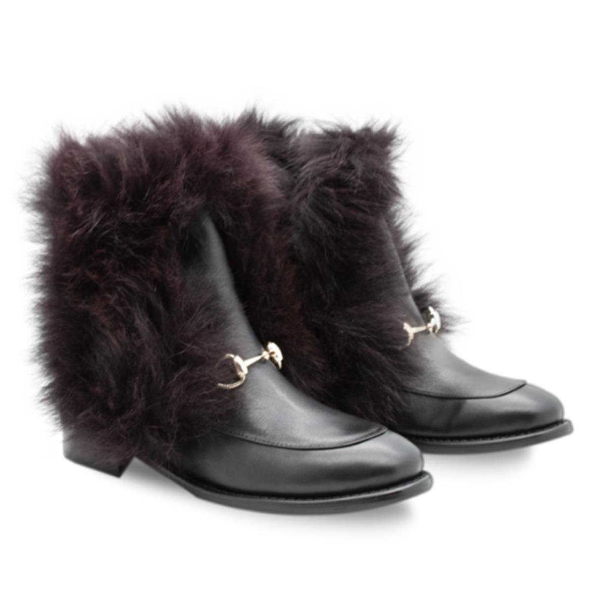 VARIO1469-2VARIO SIYAH / KAHVE KURK