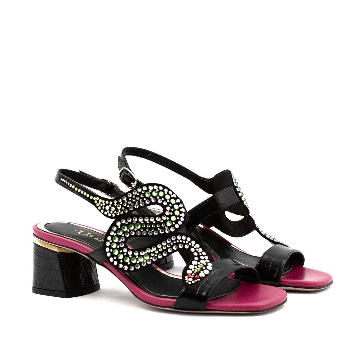 VARIO169 214 V1VARIO SIYAH KROCO - FUSYA (Black Crocodile - Fussia)